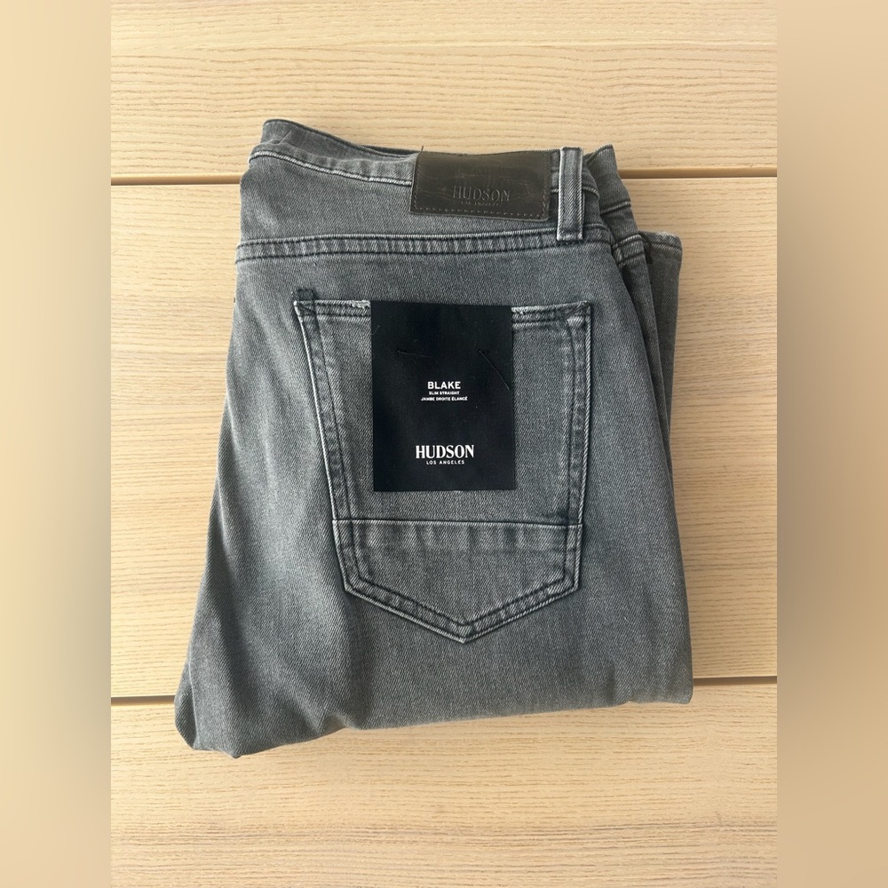 NWT Hudson Jeans Men's Jeans Blake Slim straight crossover
